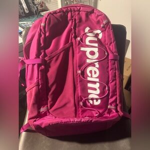 Supreme SS17 Backpack Magenta